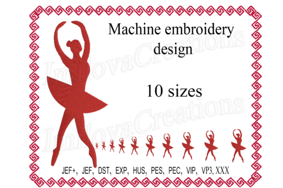 Ballerina Design: A Thoughtful Pick for Embroidery Sellers