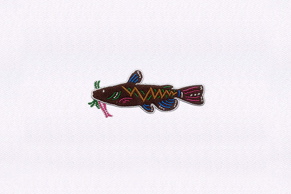 Brown Fish Cap Design