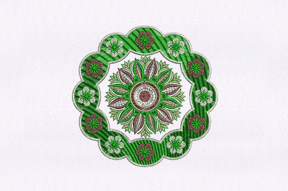 Green Quilting Design: A Thoughtful Embroidery Choice for Personalized Gifts