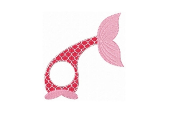 Mermaid Tail Monogram: A Joyful Stitch for Personalized Gifts