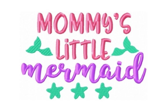 Mommys Little Mermaid Embroidery Review