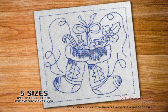 Two Stockings Embroidery Design Review